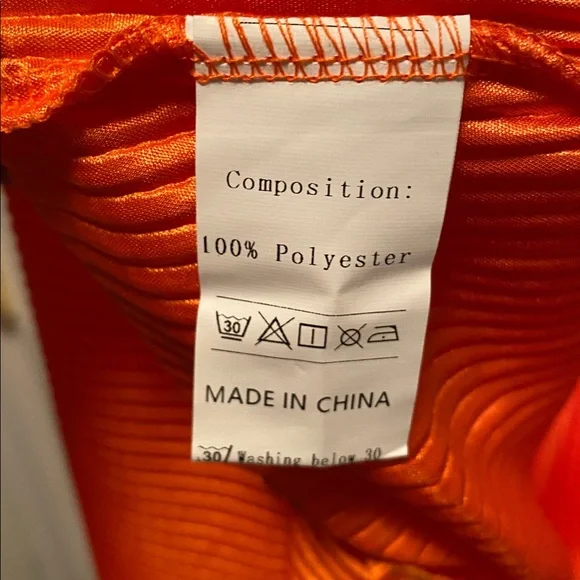 Orange Long Sleeve Textured Maxi Dress…size XL - Picture 5 of 5